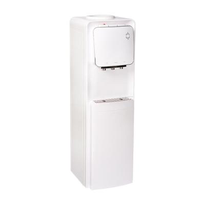 China Hot And Cold Household And Full Size Drinking Fountain 3 Taps Compressor Cooling With Child Safety Freestanding Water Dispenser for sale