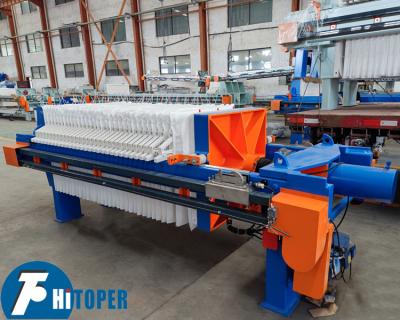 China Export zur automatischen industriellen Filterpresse USA 40m2, 870x870mm Kammer-Plattenfilter zu verkaufen