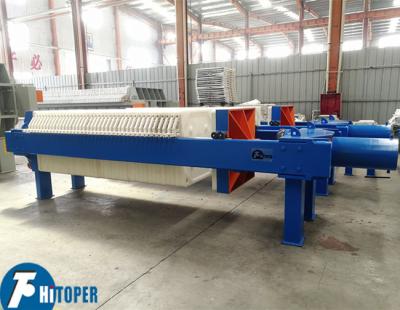 China 50m2 PP-platenfiltreringsmachine voor het drukken en verven van afvalwater Industrieel filterpers Te koop