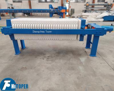 China 10m2 Industrial Juice Filter Press 1000 L/H Capacity Hydraulic Closure And Open for sale