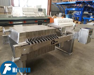 China 450*450mm Stainless Steel Filter Press for Food Industry with Non-Poisonous Material for sale