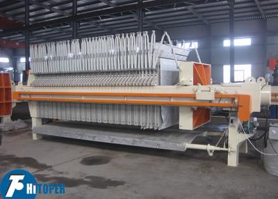 China prensa de filtro industrial del volumen de cámara 902L con la descarga automática de la torta del sistema varicoso de la tela filtrante en venta