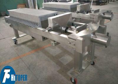 China SS304/SS316L/PP Material Stainless Steel Filter Press for Different Customer Requirements for sale