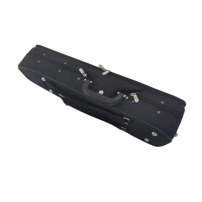 China High quality triangular VIOLIN hardwood violin viola case 4/4 custom OEM G-3001VH with outside music pocket4/4 3/4 1/2 1/4 1/8 for sale