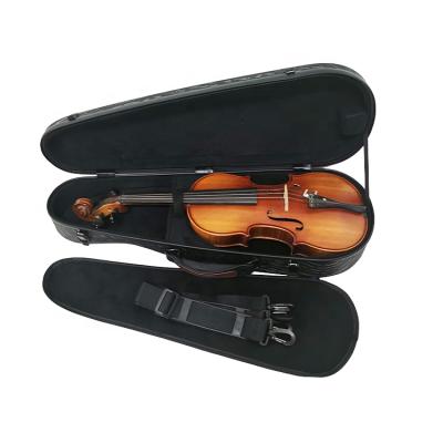 China Newest China Factory Price OEM Colored Advanced Fiberglass Violin Advanced Shaped Case G-2008VF Violin Custom Style No Bow 4/4 Flight for sale