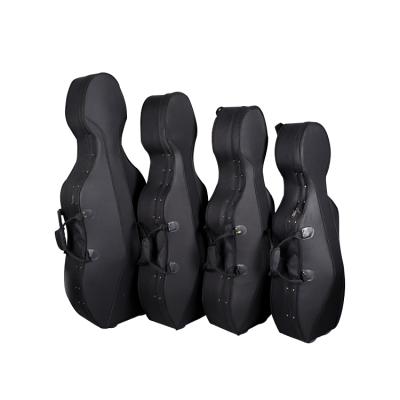 China Cello Case High Quality Best Selling Foam Cello Case Lightweight Foam Wholesale OEM Custom With Accessory Pocket 4/4 Wheels 3/4 1/2 1/4 for sale