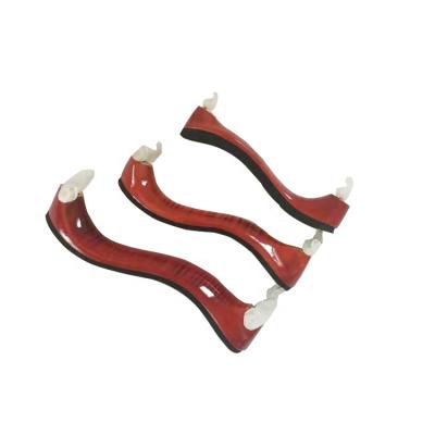 China Light Wholesale Cheap Price Accessories High Quality Solid Wood Flamed Violin Shoulder Rest 4/4-3/4 RS-05 for sale