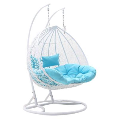 China Wholesale modern garden swing hanging birdcage pe rattan outdoor chair furniture for outdoor for sale