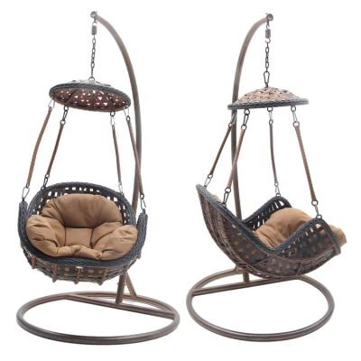 China Modern Garden Ins Hanging Chair Outdoor Furniture One Seater Outdoor Hammock Hanging Swing Chair for sale