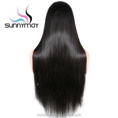 China Sunnymay Loose Wave Hairline Natural Peruvian Silky Straight Virgin Human Hair Full Lace Wigs for sale