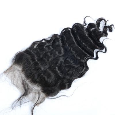 China High Quality Loose Wave Lace Closure 5*5 Transparent Loose Wave Lace Closure for sale