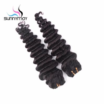 China Factory Price Grade 8A Deep Wave Deep Wave Hair Bundles 100% Virgin Brazilian Hair Weft for sale