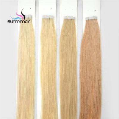 China Straight Double Drawn Tape Hair Brazilian Straight Tape Hair Extensions for sale