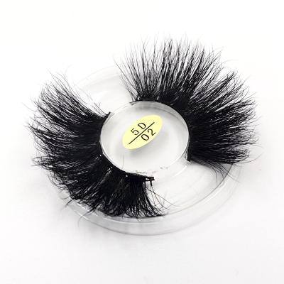 China Cruetly Thick Free 25mm Soft Thick Dramatic Eyelashes 3D 5D Long Mink Eyelashes 100% Hand Made for sale