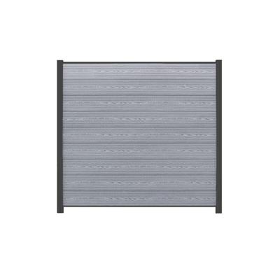 China Easy Assembled Easy Install Private WPC Garden Fence Garden Slats Panel for sale