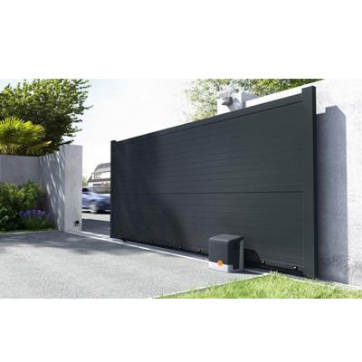 China Easily Assembled Customized Aluminum Sliding Gate Sliding Gate Driveway for sale