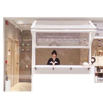 China Aluminum Store Front Vertical Sliding Bi-Fold Up Windows for sale