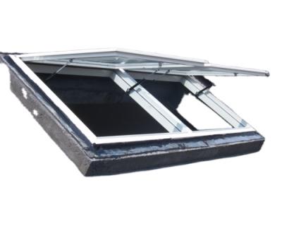 China Modern Waterproof Skylight Aluminum Frame Double View Skylight Glass Skylight Windows for sale