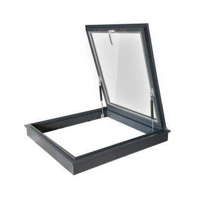 China Auto Modern Aluminum Frame Steel Building Glass Roof Skylight for sale