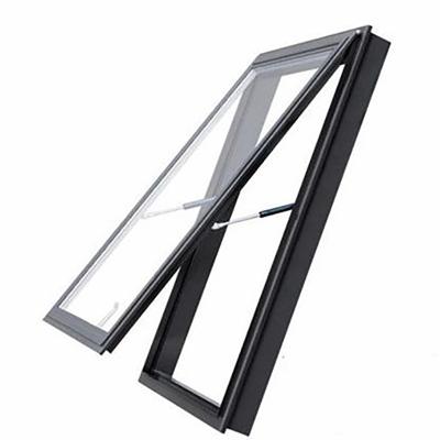 China Modern American Style Stained Glass Aluminum Vertical Folding Doors for sale