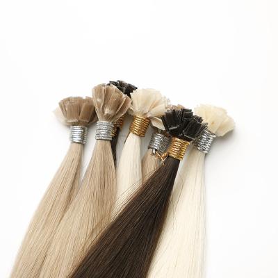 China Wholesale Good Quality Silky Straight Russian I-tip Silky Straight Human Hair Pre Bonded Pre Bonded Keratin I tip Hair Extensions for sale