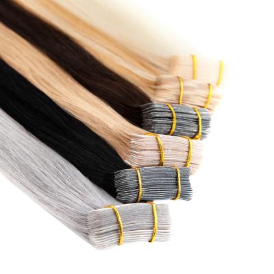 China No rejection. No tangling. Soft. Shiny Leshine Hair Reusable Russian Tape In Hair Extensions Long Lasting for sale