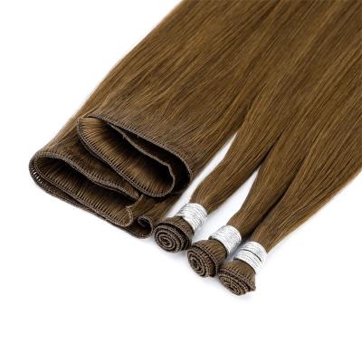 China Silky Straight Wave LeShine Manufacture Hair Supplier 100% Hand Tied Hair Weave for sale