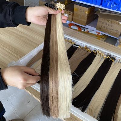 China Wholesale 2021 Silky Straight Wave Leshine Hair U Tiped Vietnam Cuticle Aligned Russian Pre Bonded Hair Unprocessed Double Tip Hair U Tip Hair for sale