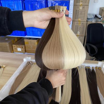 China Silky Straight Wave Pre Bonded Stick I Tip Hair Extensions Italy Glue 100% Strong Remy Cuticle Intact I-Tip Hair for sale