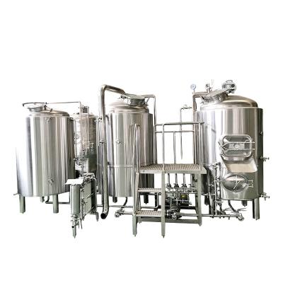 China Beer Bar Craft Home Microbrewery Beer Brewing Equipment Fermenter Beer Brewing Pilot System for sale