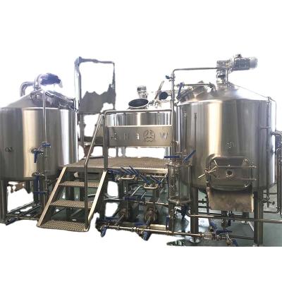 China Hotels Turnkey Beer System 1000l Brewery Equipment For Brewing for sale