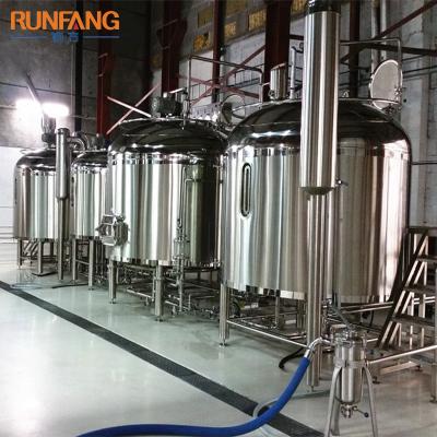 China 3500L Brewery Craft Beverage Beer Brewery Equipment 35HL Brewing Machine for sale