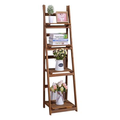 China Outdoor Factory Shelf (Other) Vintage Factory Display Rack 3 Factory Shelf Rack Adjustable Tiered Wooden Stand Storage Cheap for sale