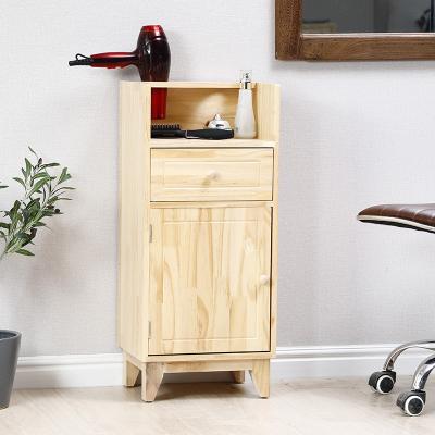 China Eco-friendly modern solid wood table barber cabinet /handmade new design for sale