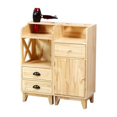 China Eco-friendly Wood Drawer Furniture Hot Sale /handmade Barber Shop Wooden Storage Cabinet For Barber Shop for sale