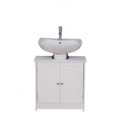 China Living Room Furniture Luxury White Cabinet (The Other) Adjustable High Quality Sink Storage Cabinet Bathroom for sale