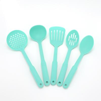 China Sustainable Professional Kitchen Utensil Supplier Nylon 5 Piece Kitchen Cookware Set for sale