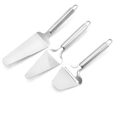 China 2022 Viable Hot Selling 3 Pieces Server Spatula Cake Pizza Tool Kit Stainless Steel Cheese for sale