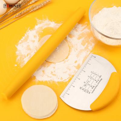 China Non Rolling Stick Professional Full Silicone Non-Rolling Pin For Baking Dough Roller for sale