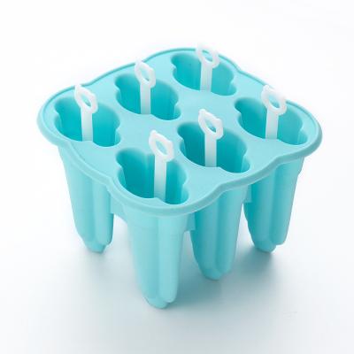 China Viable Bpa Free Reusable Silicone Ice Cream Popsicle Mold For Summer for sale