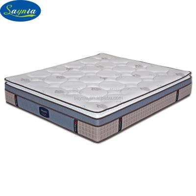 China Compress Pack Malaysia Latex 7 Zone Pocket Spring Luxury Natural Bedroom Furniture Mattress for sale