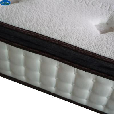 China 100 Latex Memory Foam Pocket Organic Spring Foam Double Size Cooling Mattress For 5 Star Hotel for sale