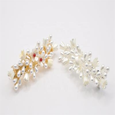 China Decoration RedWillow The Latest Vintage Hair Tiara Flower Girl's Distinguished Ponytail Clip Hair Clip Accessories for sale