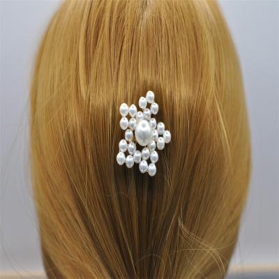 China Elegant Decoration RedWillow U Style Retro Pearl Hair Hairpin Can Be Used By Brides And Bridesmaids for sale