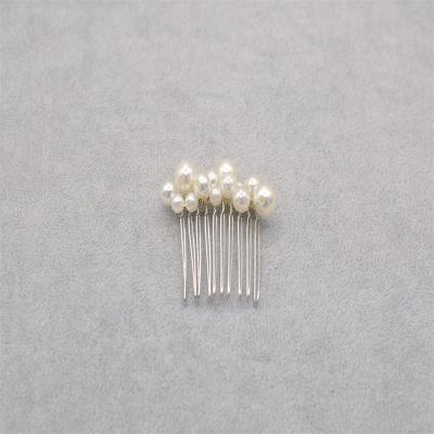 China Hot Selling Pearl Decoration RedWillow Wedding Headdress Handmade Women Hair Jewelry Accessories Headband Bridal Hair Pins Comb for sale