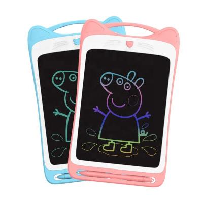 China One Click To Erase All LCD Writing 8.5 Inch Children's Tablet Colorful Digital LCD Drawing Board Children Cartoons Study Protection Gift Electronic Erasable Note for sale