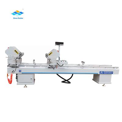 China PVC Cut Profile UPVC Profiles Double Head Cutting Machine with Digital for UPVC Window Door Making Machine for sale