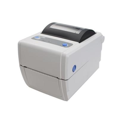 China Desktop high speed direct/thermal label printer impresora de etiquetas de 152.4mm/s CZ408 TT barcode transfer for nylon satin label 104mm for sale