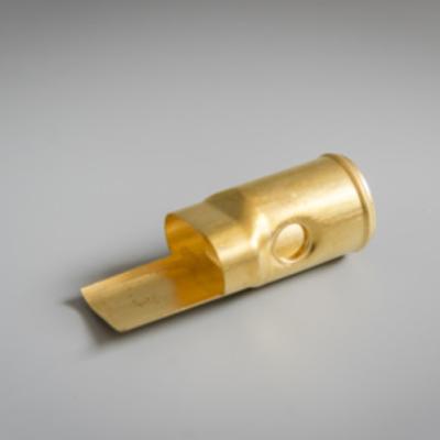 China Automotive part brass inlet and outlet pipe on radiator neck for sale