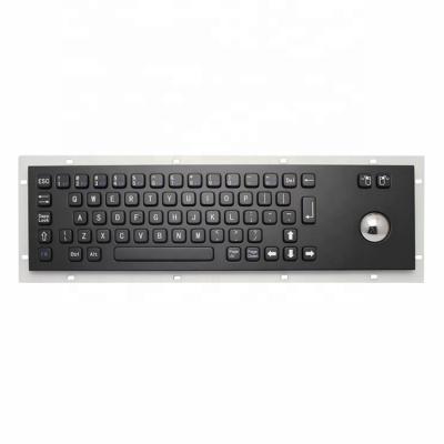 China High Quality Computer Keyboard 64 Key Metal Trackball Keyboard For Metro for sale